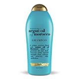 OGX Renewing + Argan Oil of Morocco Hydrating Hair Shampoo, Cold-Pressed Argan Oil to Help Moisturize, Soften & Strengthen Hair, Paraben-Free with Sulfate-Free Surfactants, 25.4 fl oz