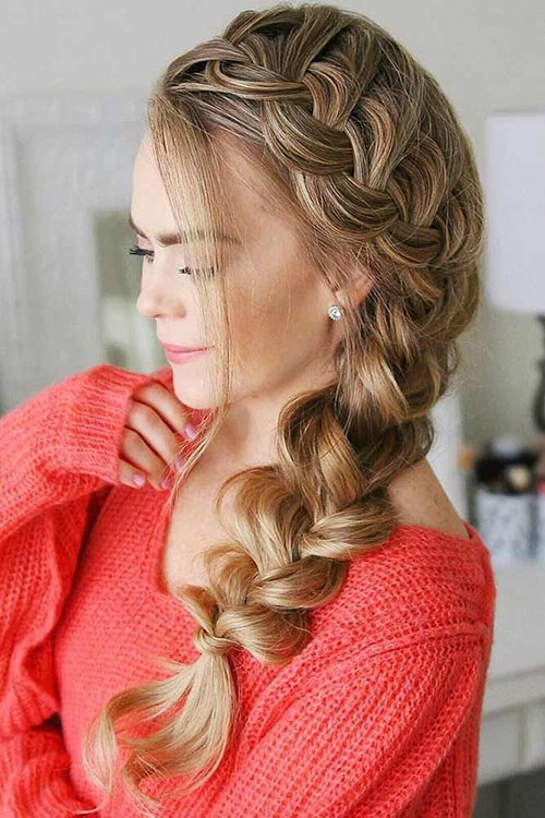 Side Braid Hairstyles For Long Hair