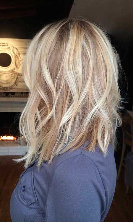 Long Bob Balayage Balayage Ombrã©, Balayage, Blonde Highlights, 