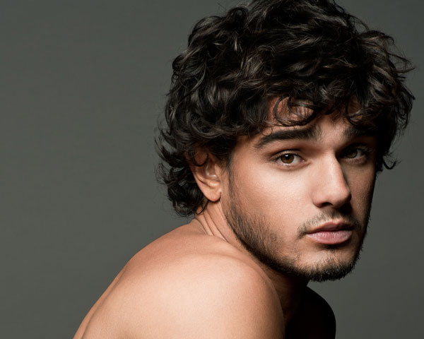 medium curly haircuts for men