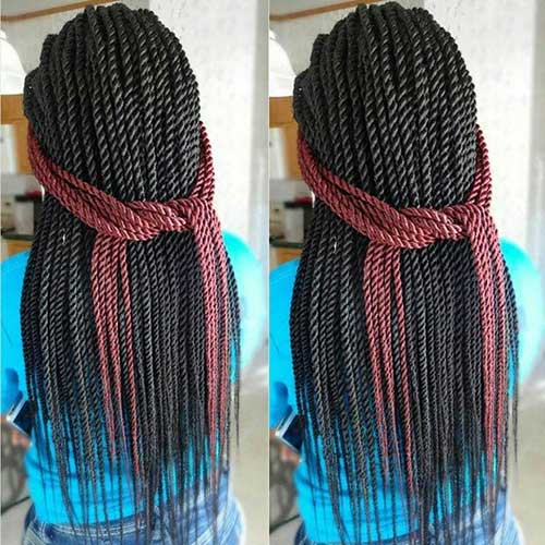 Black Women Senegalese Hairstyles Braids