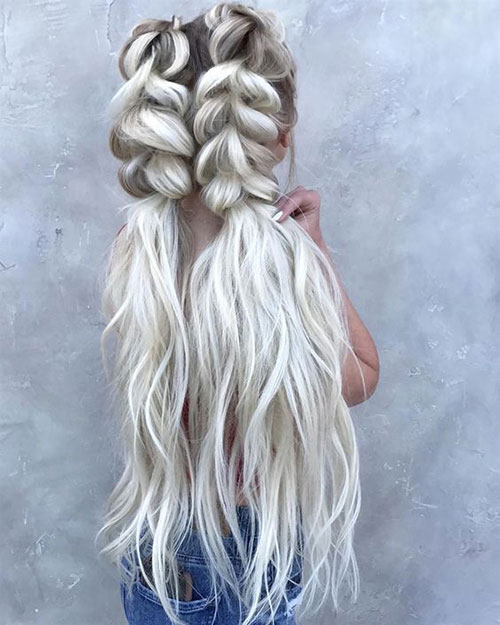 Braided Hairstyles for Blonde Hair-10