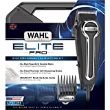 Clipper Elite Pro High Performance Haircut Kit for men with Hair Clippers, Secure fit guide combs with stainless steel clips By The Brand used by Professionals. #79602