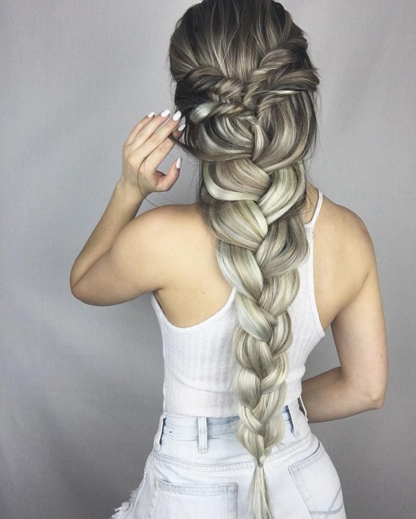 Braids for long hair in 2021-2022