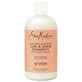 SheaMoisture Curl and Shine Coconut Shampoo for Curly Hair Coconut and Hibiscus Paraben Free Shampoo 13 oz