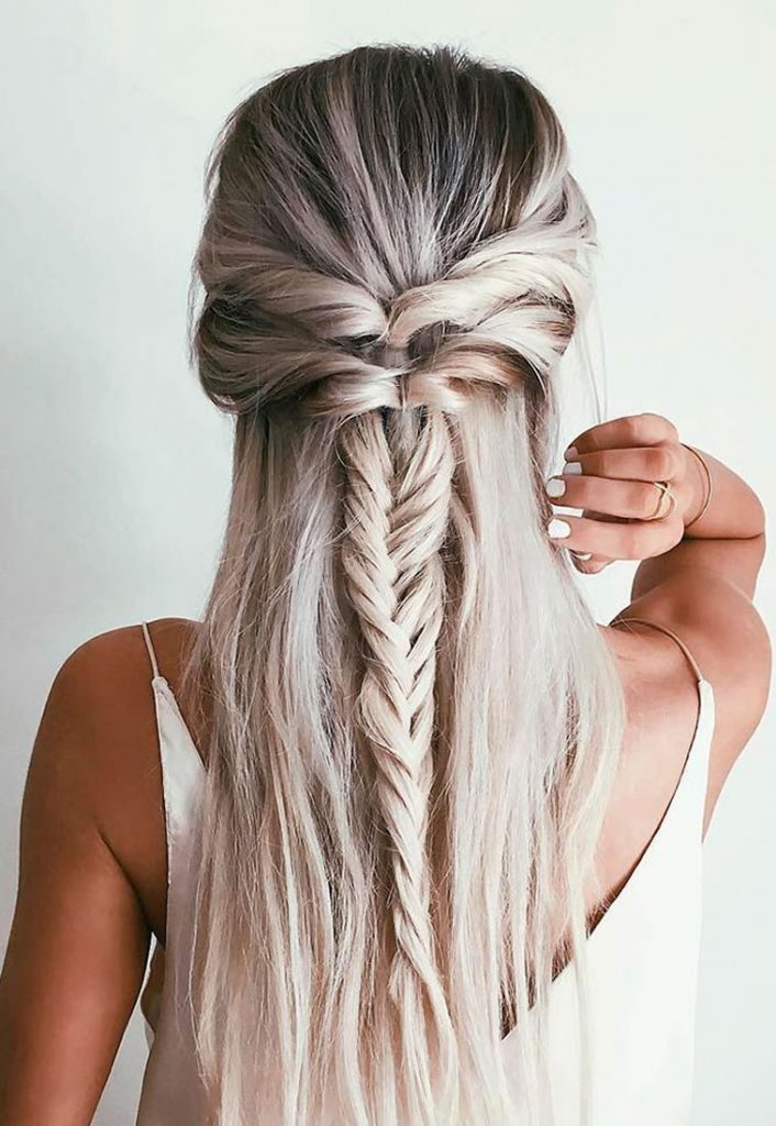 Braided long hairstyles