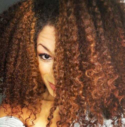 Natural Hairstyles Thick Curly Hair for Girls