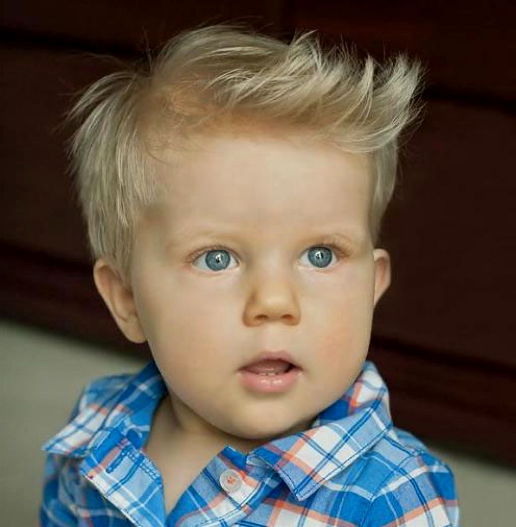 Little Boys Hairstyles 2017-Blonde Messy Hair