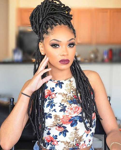 Afro Hairstyles with Braids-11