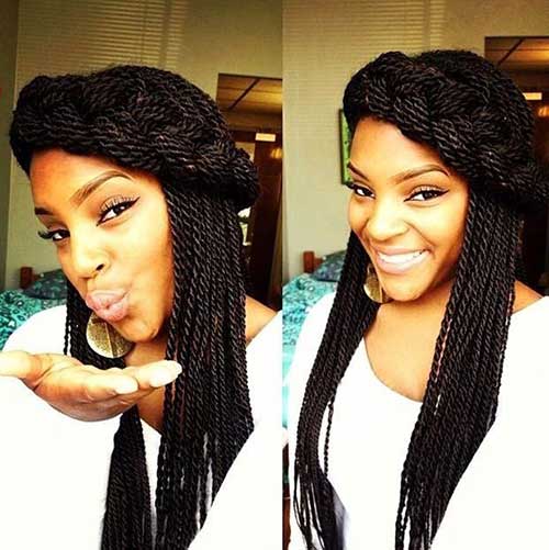 Senegalese Twist Hair Styles