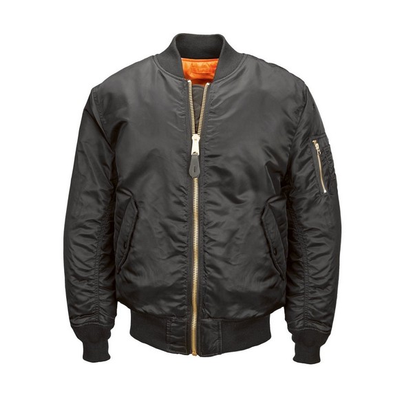 Mens Nylon Bomber Jacket