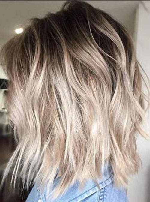 Short Light Brown Hair With Blonde Highlights