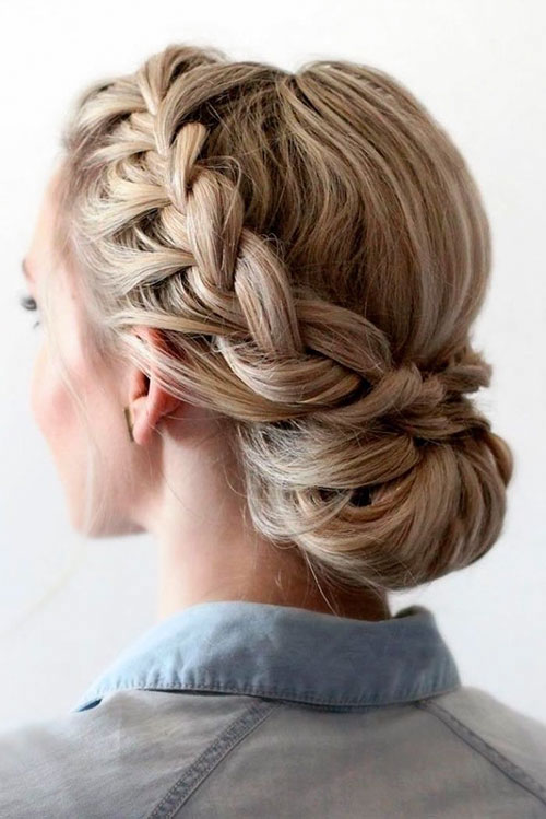 Braided Bun Styles