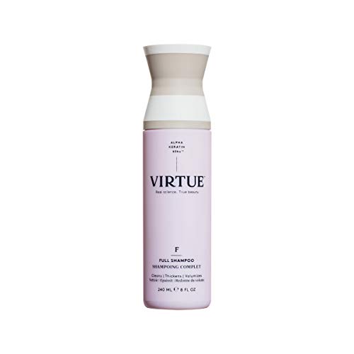 VIRTUE Full Shampoo 8 FL OZ | Alpha Keratin Thickens, Volumizes Hair | Sulfate Free, Paraben Free,...