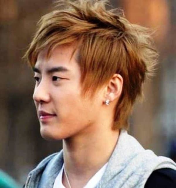 beautiful Asian mens hairstyle