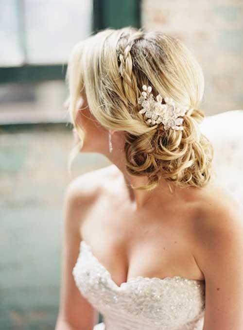 Nice Braided Bridal Updo