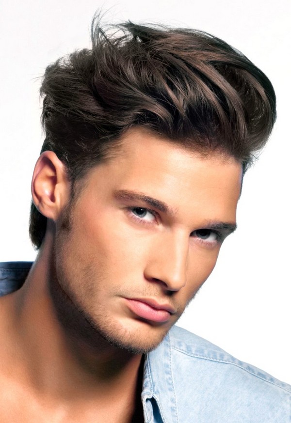 Men wavy Comb Over Hairstyles