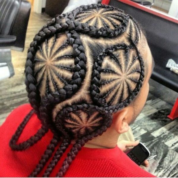 Under Braid Cornrows