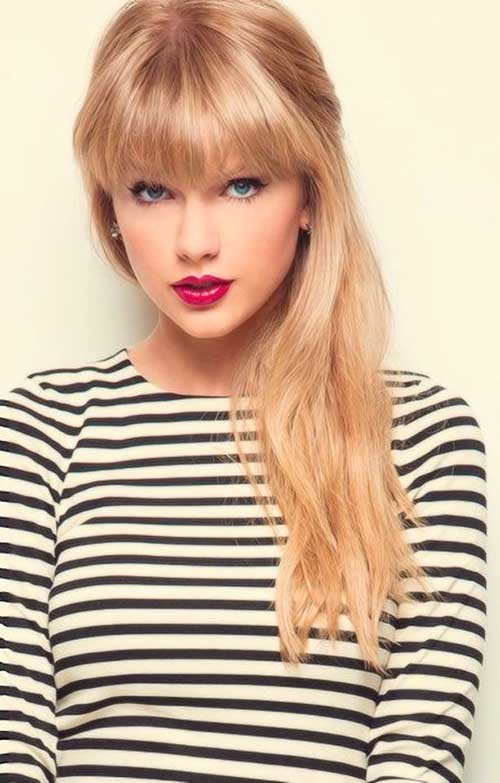 Taylor Swift Blonde Hairstyles