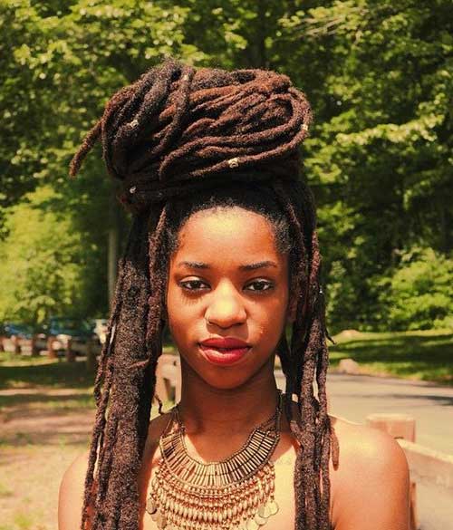 Black Women Long Dreads Hairstyles