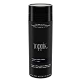 Toppik Hair Building Fibers - Fill In Fine or Thinning Hair - Instantly Thicker, Fuller Looking Hair - 9 Shades for Men & Women - 55g, Black