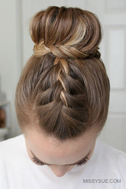 Braided Bun Styles