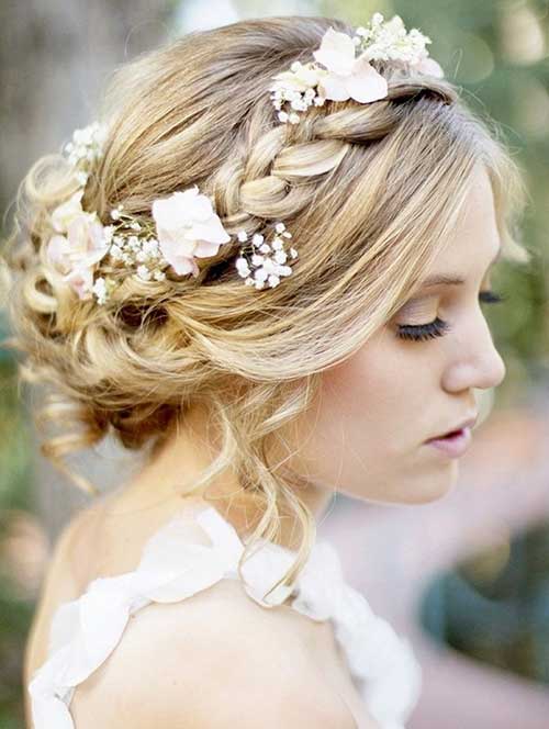 Nice Braided Rustic Wedding Hairstyles