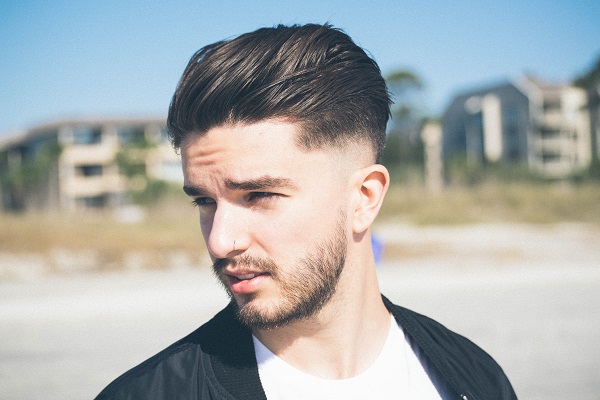 hipster haircut men pompadour taper