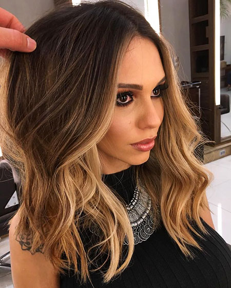 Hair Balayage Color Makeup