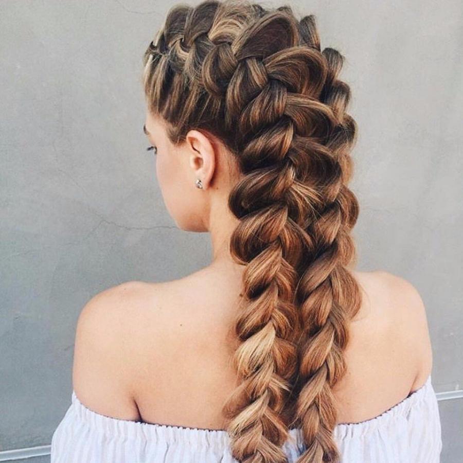 Braids for long hair in 2021-2022