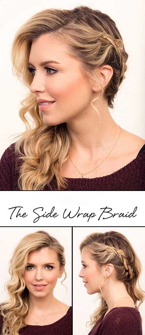 Side Swept Braided Hairstyles