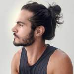 Popular Styles for Men with Long Hair_Man Bun