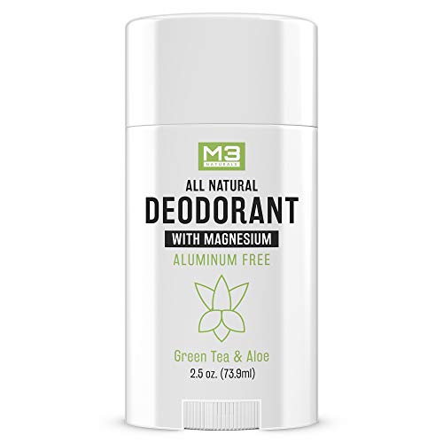 M3 Naturals - Natural Deodorant for Women and Men - Vegan, Gluten Free, Cruelty Free - Contains...