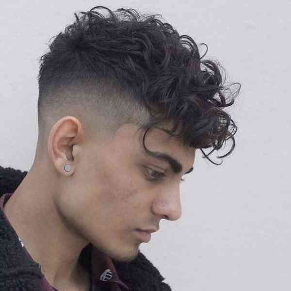 Fade Haircuts Curly Hair