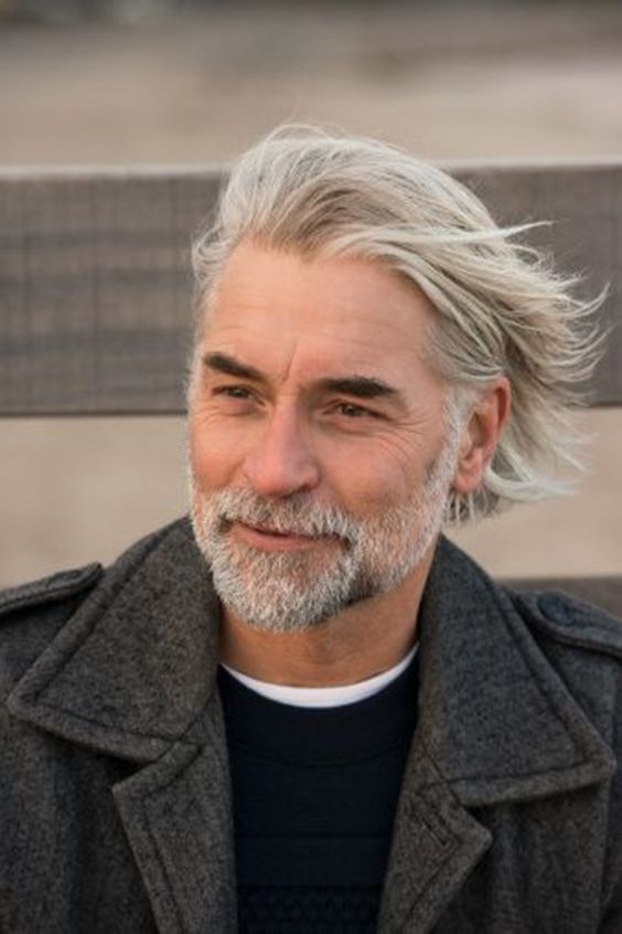 Medium Length Silver Hair