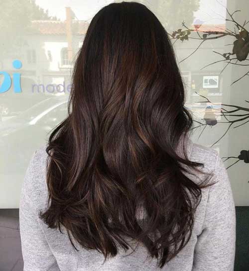 Chocolate Brown Hair Color Ideas-9