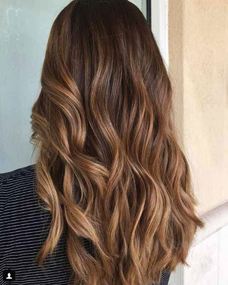 Hair Balayage Color Caramel