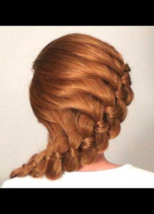 Best Romantic Prom Hairstyle for Long Hair Idea