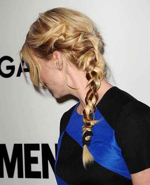 January Jones Hair Braid