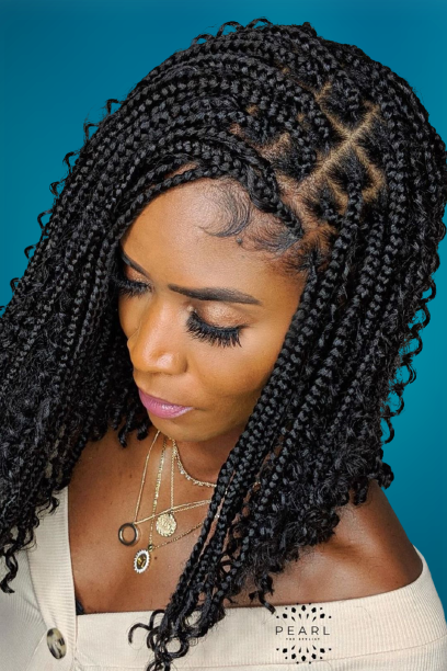 Knotless braids hairstyles 2022-2023