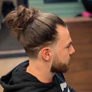 Light Taper Fade Bun