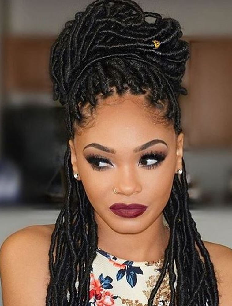 wedding box braids 2019