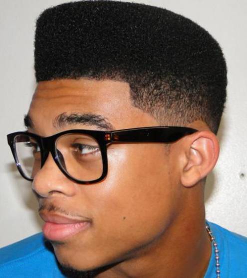 Box Fade black men haircut pictures