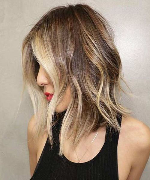 Ombre Short Hair Brown To Blonde