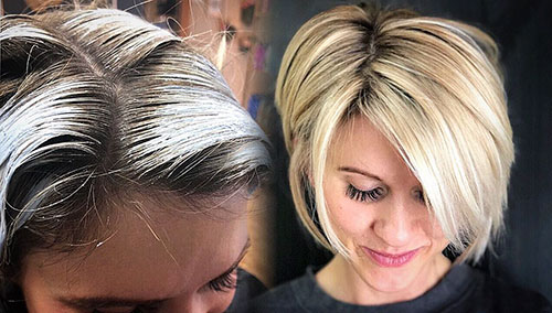 Short Layered Bob With Side Bangs