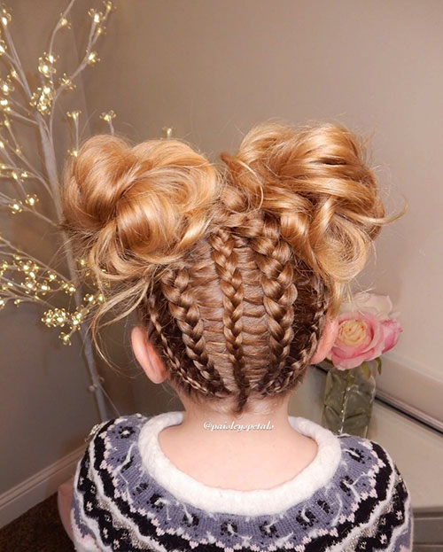 Braids For Little Girl With Short Hair