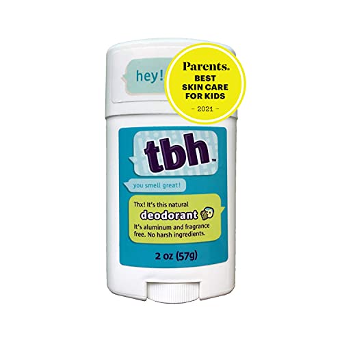 TBH Kids Deodorant - Unscented Deodorant for Kids - Made w/ Natural Ingredients in the USA -...