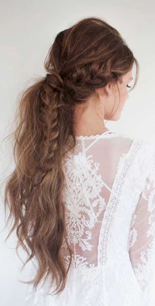 Latest Braided Ponytail