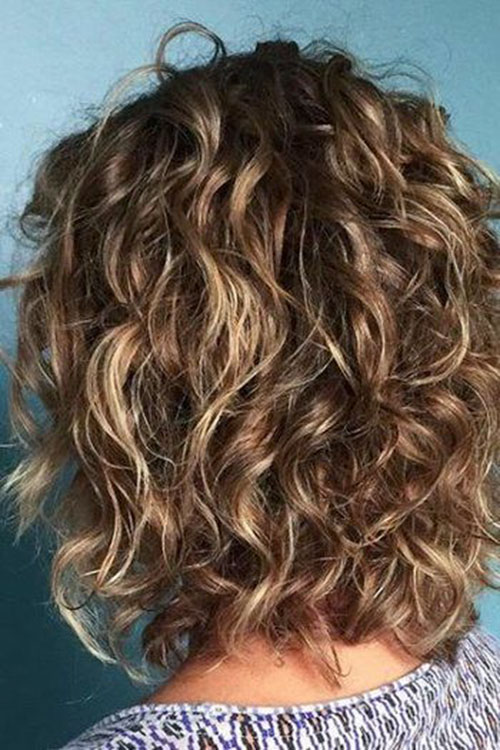 Curly Hair Bob