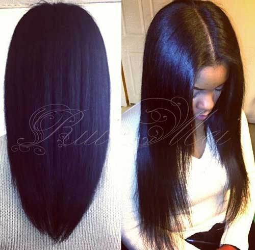 African Women Straight Hair Styles